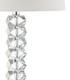 26" Clear Novelty Table Lamp With Drum Shade