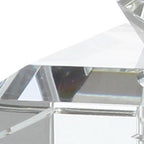 26" Clear Novelty Table Lamp With Drum Shade