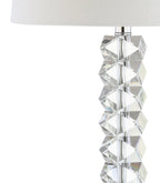 26" Clear Novelty Table Lamp With Drum Shade
