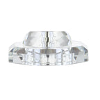 25" Clear Novelty Table Lamp With Drum Shade