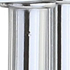 18" Silver Novelty Column Lamp With Empire Shade