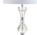 25" Silver Urn Table Lamp With Empire Shade