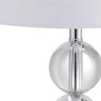 18" Clear Novelty Table Lamp With Drum Shade