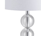 18" Clear Novelty Table Lamp With Drum Shade