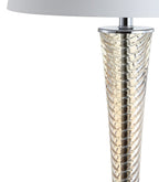 Set of Two 32" Champagne Urn Buffet Lamps With Globe Shades