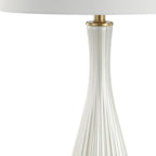 34" Gold Novelty Table Lamp With Globe Shade