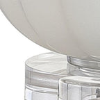 18" Clear Novelty Table Lamp With Drum Shade