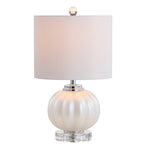 18" Clear Novelty Table Lamp With Drum Shade