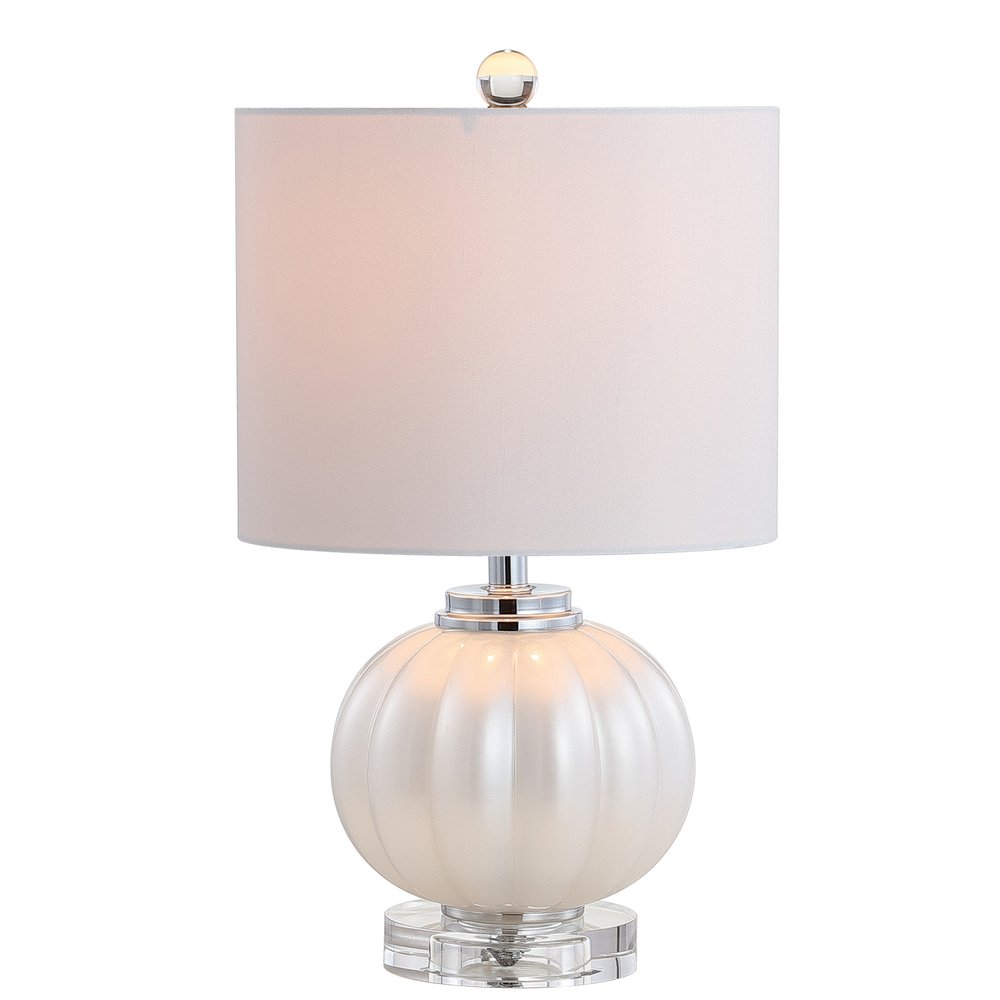 18" Clear Novelty Table Lamp With Drum Shade