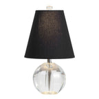 16" Clear Novelty Table Lamp With Empire Shade