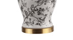 22" Gold Urn Table Lamp With Empire Shade