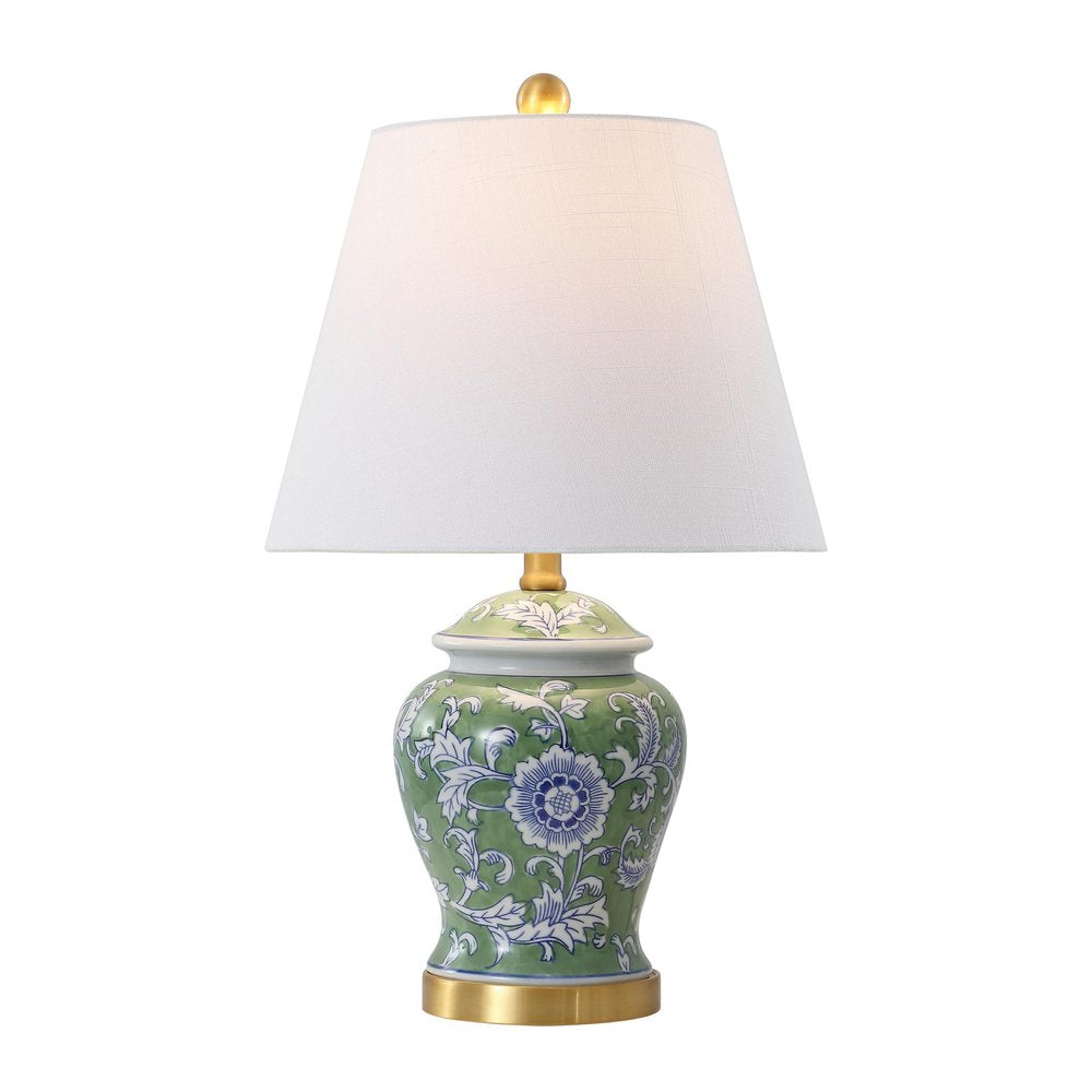 22" Gold Urn Table Lamp With Empire Shade