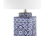 23" Clear Novelty Table Lamp With Drum Shade