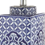 23" Clear Novelty Table Lamp With Drum Shade