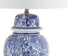 30" Gold Novelty Table Lamp With Drum Shade
