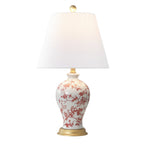 24" Gold Urn Table Lamp With Empire Shade
