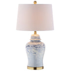 26" Gold Novelty Table Lamp With Drum Shade
