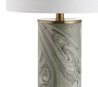 21" Gold Novelty Table Lamp With Globe Shade