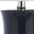 27" Clear Novelty Table Lamp With Drum Shade