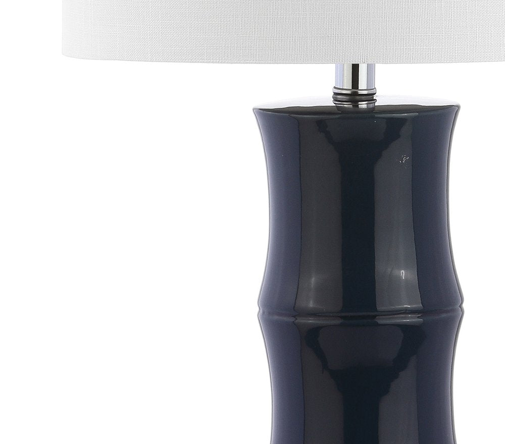 27" Clear Novelty Table Lamp With Drum Shade