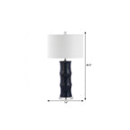 27" Clear Novelty Table Lamp With Drum Shade