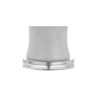 27" Clear Table Lamp With Drum Shade