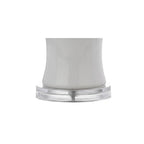 27" Clear Table Lamp With Drum Shade