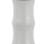 27" Clear Table Lamp With Drum Shade