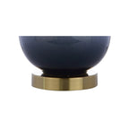 25" Gold Novelty Table Lamp With Drum Shade