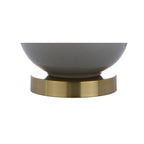 25" Gold Novelty Table Lamp With Drum Shade