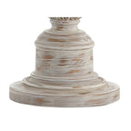 33" White Table Lamp With Drum Shade