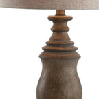 29" Brown Novelty Table Lamp With Globe Shade