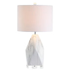 26" Clear Novelty Table Lamp With Drum Shade
