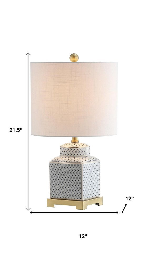 22" Gold Novelty Table Lamp With Globe Shade