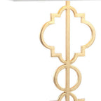 32" White Geometric Table Lamp With Shade