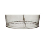 26" Clear Urn Table Lamp With Drum Shade