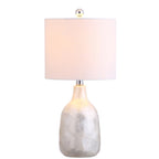 21" Pearl Novelty Table Lamp With Drum Shade