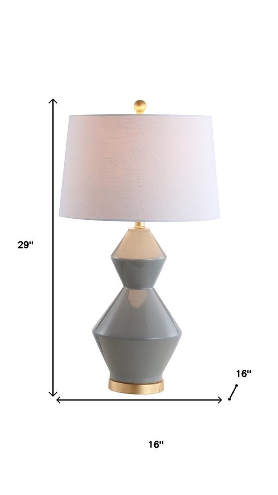 29" Gold Novelty Table Lamp With Globe Shade