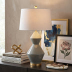 29" Gold Novelty Table Lamp With Globe Shade