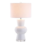 29" Clear Novelty Table Lamp With Drum Shade