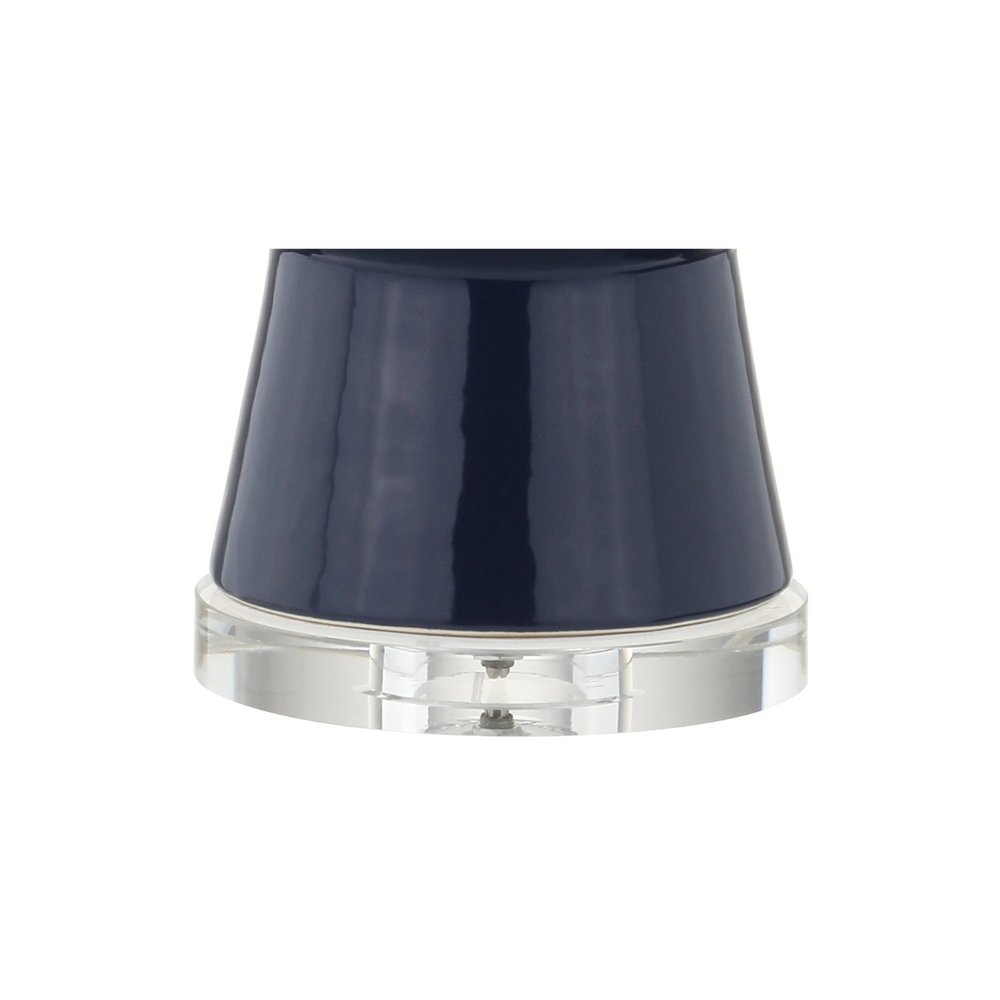 29" Clear Novelty Table Lamp With Drum Shade