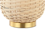 25" Gold Urn Table Lamp With Empire Shade