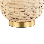 25" Gold Urn Table Lamp With Empire Shade
