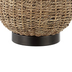 25" Antiqued Bronze Urn Table Lamp With Empire Shade