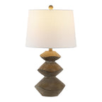 25" Clear Novelty Table Lamp With Empire Shade