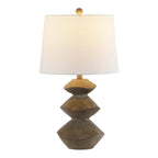 25" Clear Novelty Table Lamp With Empire Shade