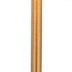 Set of Two 27" White And Brass Table Lamps With Drum Shades