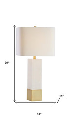 29" Gold Novelty Table Lamp With Shade