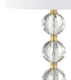 25" Gold Novelty Table Lamp With Drum Shade