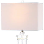 25" Clear Novelty Table Lamp With Shade